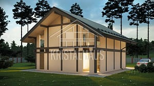 Проект каркасного дома MODEL M от СК KristalHouse